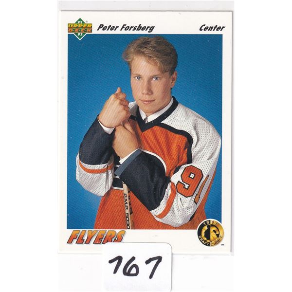1991-92 Upper Deck Peter Forsberg Rookie Card