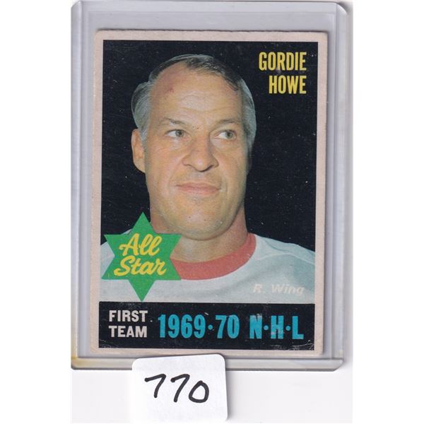 1970-71 OPC All Star Gordie Howe