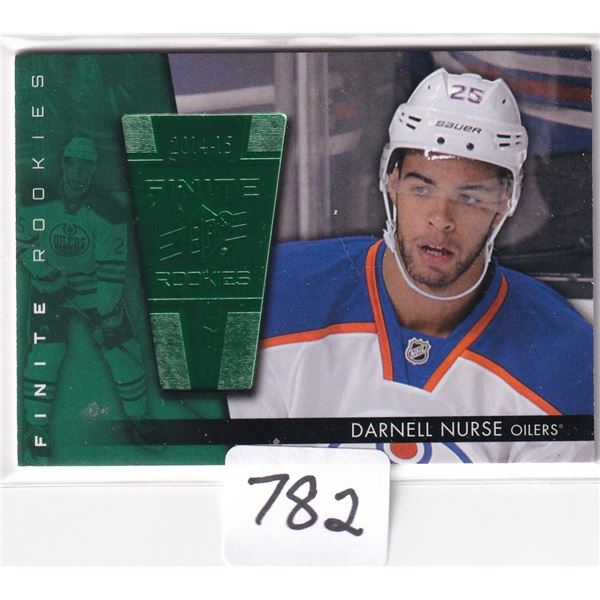2014-15 SPX Finite Darnell Nurse Rookie card 250/299