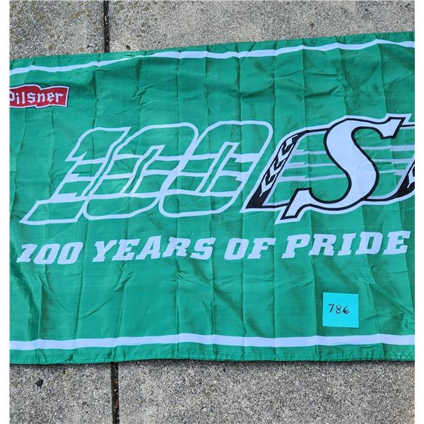 3x5 Flag Pilsner Saskatchewan Rough Rider