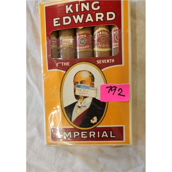 Package of King Edward cigars circa 1960