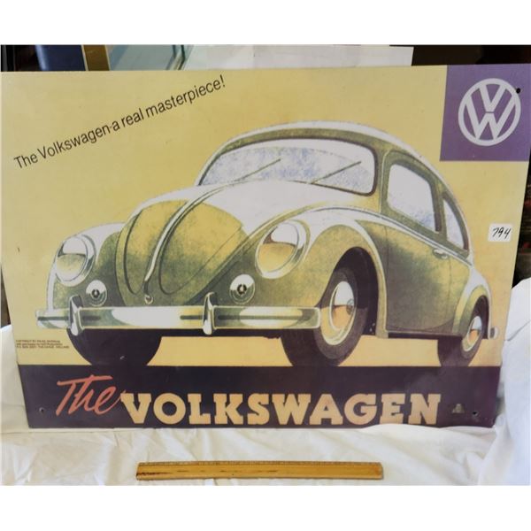 Volkswagen Porcelain sign made in Germany 1990