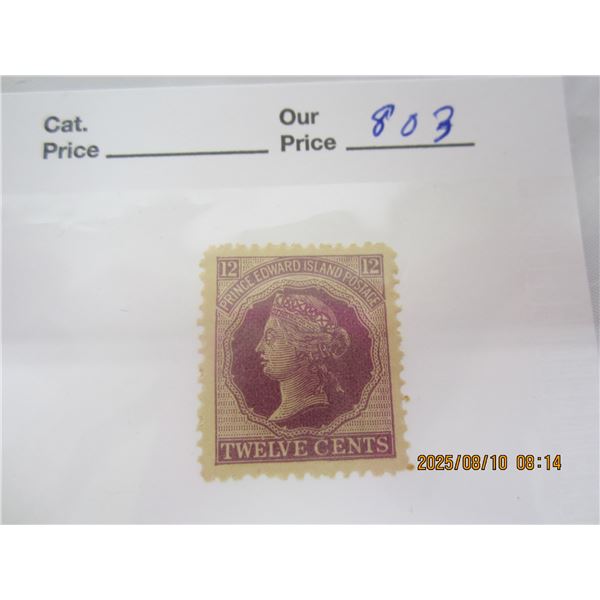 12 Cent Prince Edward Island Victoria OG NH Never Used