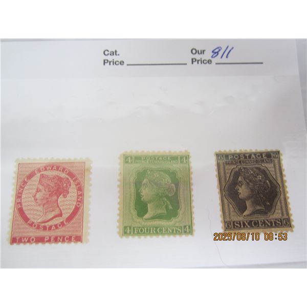 Prince Edward Island 2-4-6 Cent Never Used