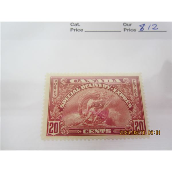 Canada Special Delivery 20 Cents OG ,LH Never Used