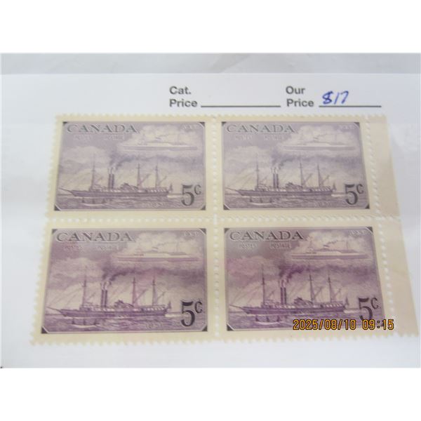 4 Block 1951  Steamer OG Never Used