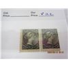 Image 1 : Pair of Small Queen Victoria ½ Cent OG ,LH Never Used