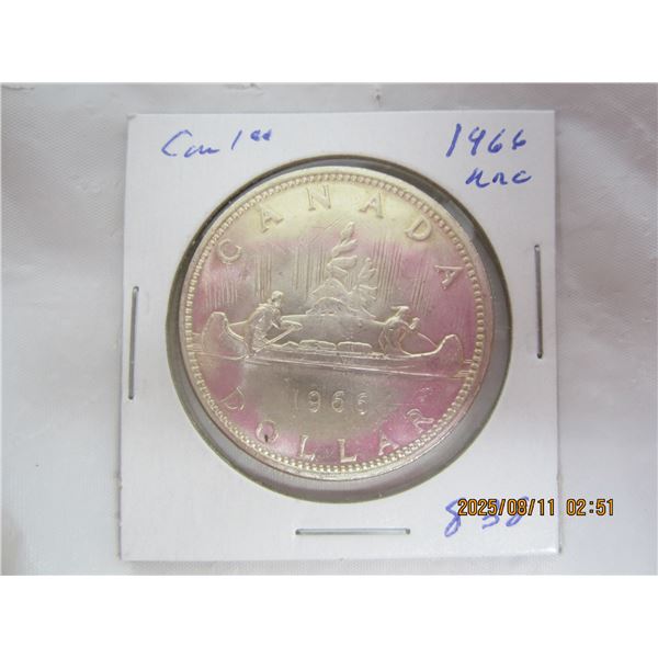 1966 Canadian Silver Dollar