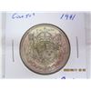 Image 1 : 1941 Canadian Silver Fifty Cent Piece