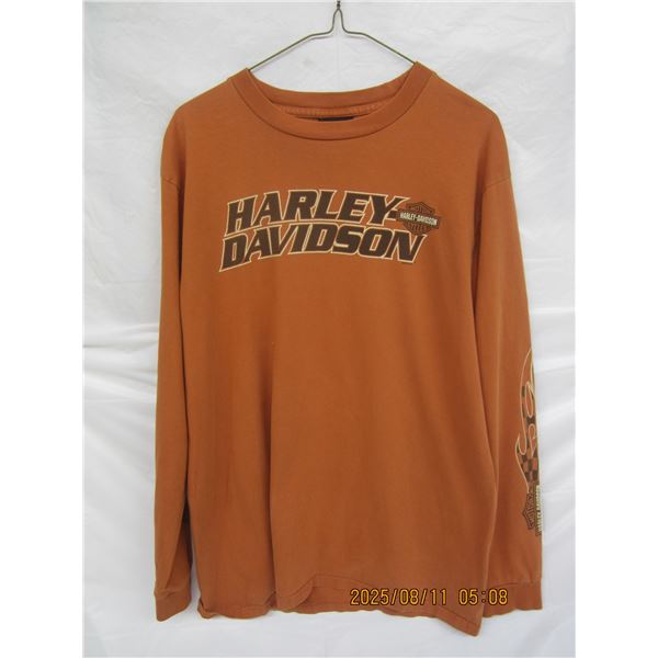 Vintage Apol's Harley Davidson Minnesota Long Sleeved Shirt Size Large