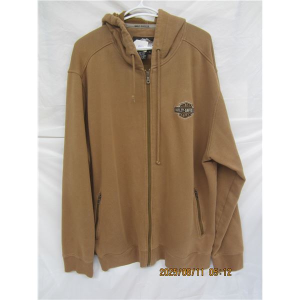 Vintage Harley Davidson Zip Up Hoodie Size XL