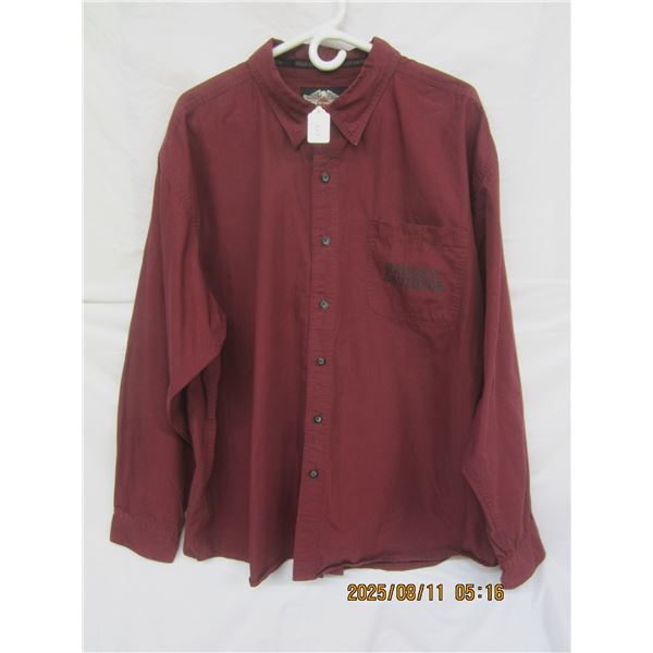 Vintage Harley Davidson Dress Shirt Size XXL