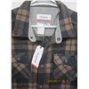 Image 3 : Vintage Nixon Dark Flannel  Spring / Fall Jacket Size Small Fits Like a Medium New with Tags