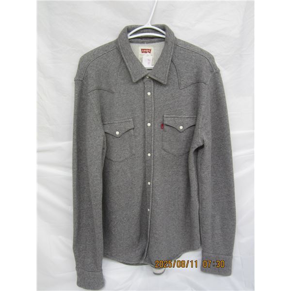 Vintage Levis Heavy Button Up Shirt or Jacket Size Medium Fits Like a Large