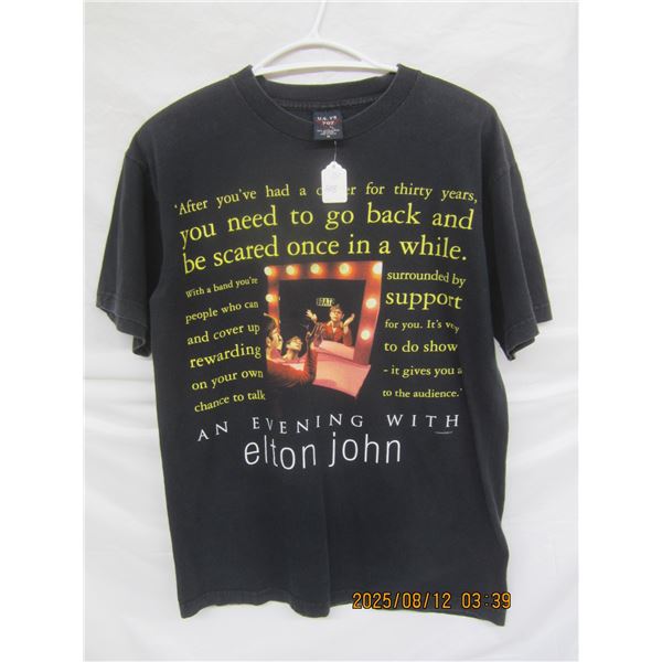 Vintage Elton John Concert Shirt Size Medium