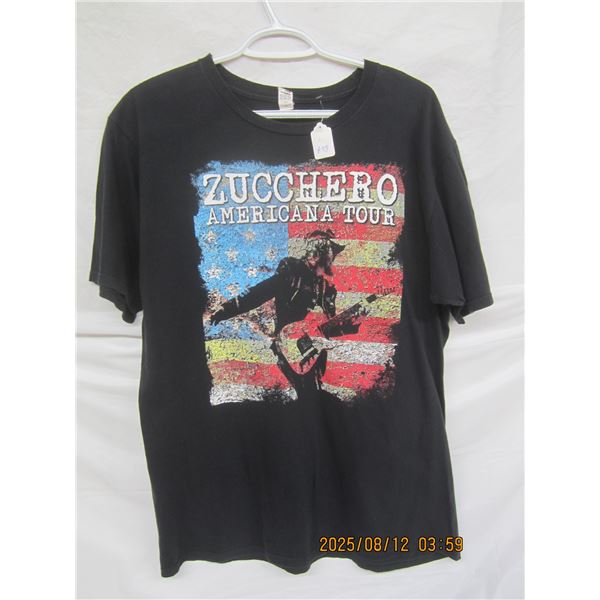Vintage Zucchero American Tour 2014 Anvil Size Large