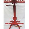Image 4 : Fully Adjustable Tractor Seat Bar Stool Cast Iron 25 Inches Tall Before Adjustment For Height