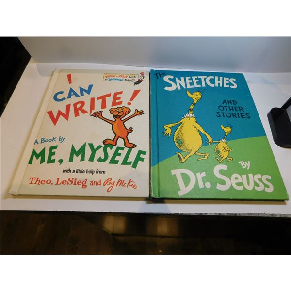 DR. SUESS, “I CAN WRITE BY MYSELF” 1971, “THE SNEETCHES” 1961 ED