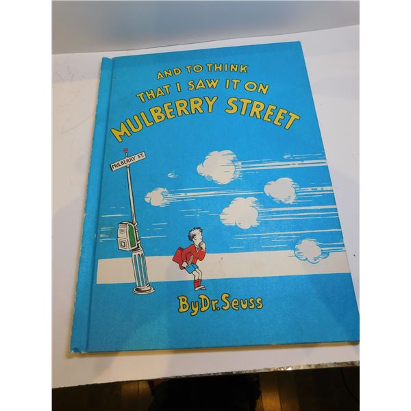 BANNED, DR SUESS, AND TO THINK I SAW IT ON MULBERRY STREET