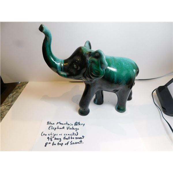 BLUE MOUNAIN POTTERY ELEPHANT