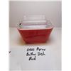 Image 2 : RED 501 BUTTER DISH AND LID