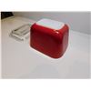 Image 5 : RED 501 BUTTER DISH AND LID