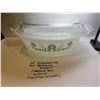 Image 1 : GLASSBAKE PRIMROSE DREAM CASEROLE DISH, WITH LID, #433 NO CHIPS OR CRACKS
