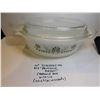 Image 2 : GLASSBAKE PRIMROSE DREAM CASEROLE DISH, WITH LID, #433 NO CHIPS OR CRACKS