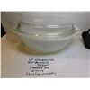 Image 3 : GLASSBAKE PRIMROSE DREAM CASEROLE DISH, WITH LID, #433 NO CHIPS OR CRACKS