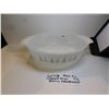 Image 1 : FIRE KING #437 CANDLE GLOW ATOMIC STARBURST CASSEROLE DISH