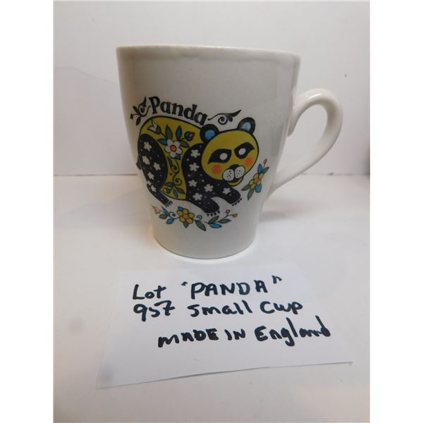 PANDA SMALL CUP MADE IN ENGLAND