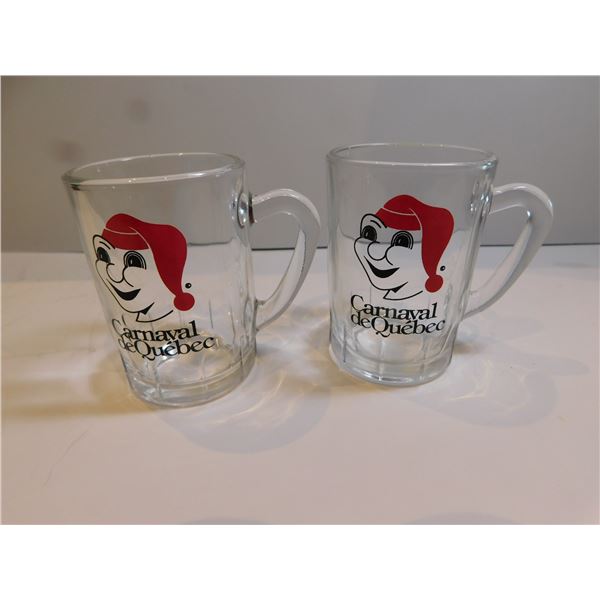 2 QUEBEC CARNIVAL MUGS