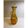 Image 2 : AMBER VINAGRETTE BOTTLE CLEAR STOPPER
