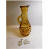 Image 3 : AMBER VINAGRETTE BOTTLE CLEAR STOPPER
