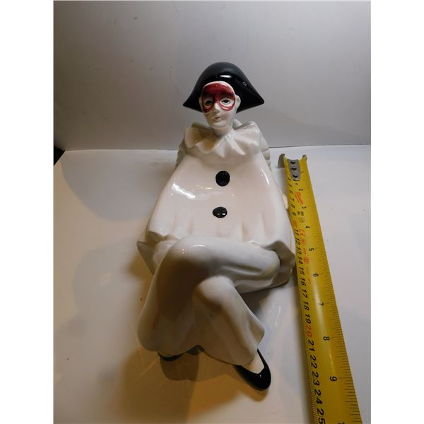 PIERROT HARLEQUIN CLOWN, CANDY DISH, GIFTCRAFT