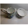 Image 2 : ROYAL ALBERT CREAM AND SUGAR SET, PANSY PATTERN
