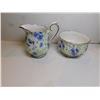 Image 3 : ROYAL ALBERT CREAM AND SUGAR SET, PANSY PATTERN