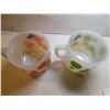 Image 2 : FEDERAL GLASS DOT MUGS, GREEN AND ORANGE