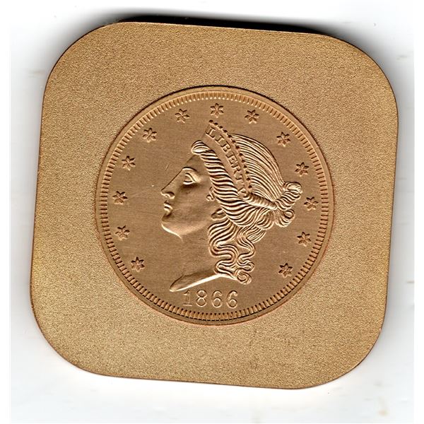 GOLD PLATED REPLICA $20 US GOLD