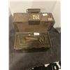 Image 5 : 2-ammo boxes wooden-303 ball mk7- 1955 metal box cali 50 m2-nice boxes