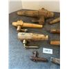 Image 2 : 8 wooden barrell spigots-vintage 3.5" to 12"
