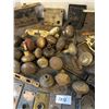 Image 6 : suit case of vintage door knobs, back plates and locks-over 50 pcs