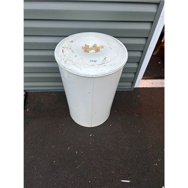 Flour bin-metal 25" tall