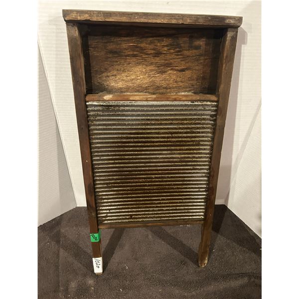 Zinc metal washboard