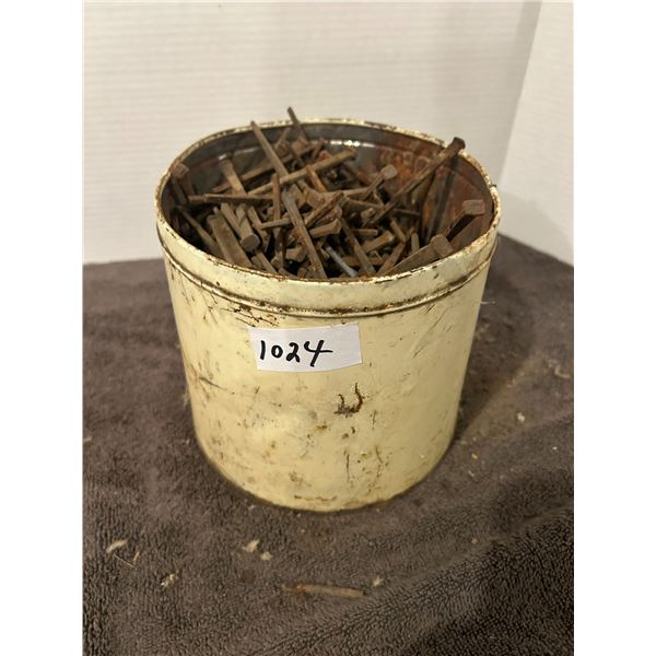 hand forged sqaure nails-almost 1 gallon-hard to find this amount