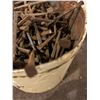 Image 3 : hand forged sqaure nails-almost 1 gallon-hard to find this amount