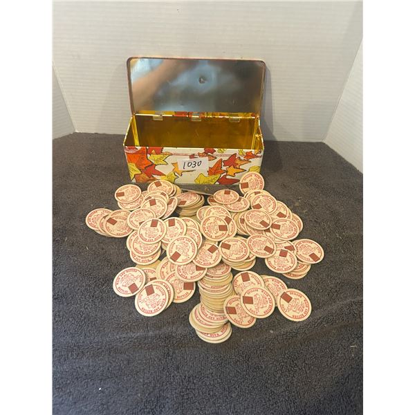 Tin of milk bottle tubs-"NOS" pure fresh milk