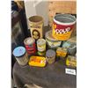 Image 2 : Wooden pepsi crate + lot of collectible tins-22tins