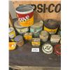 Image 3 : Wooden pepsi crate + lot of collectible tins-22tins