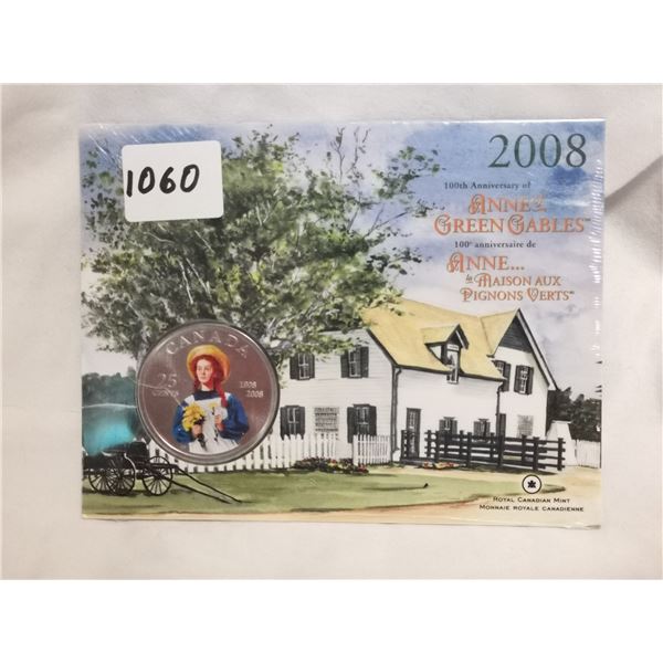 2008 large 25 cent, anne of green gables